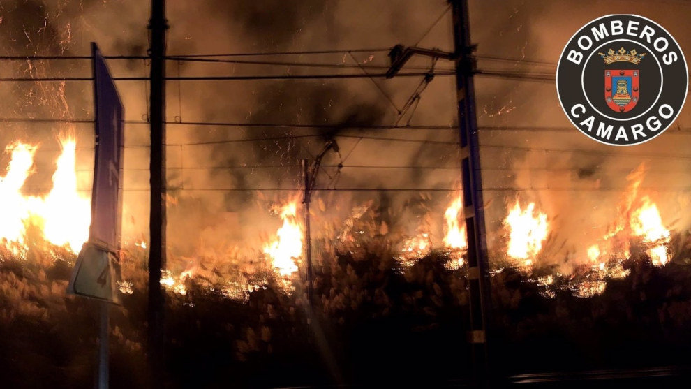 Incendio de vegetación