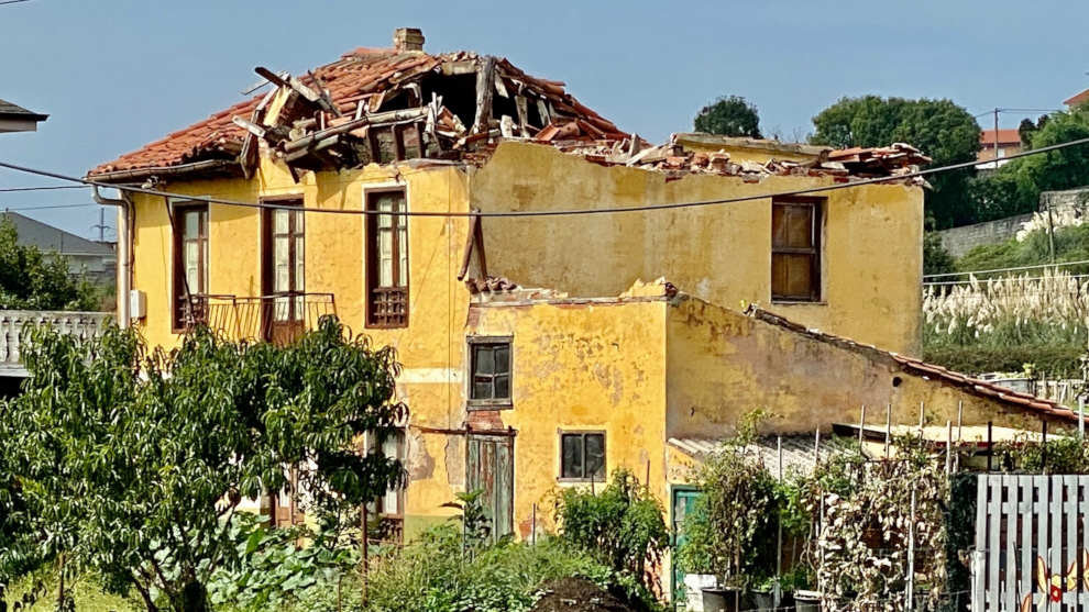 Edificio en ruina en Santander