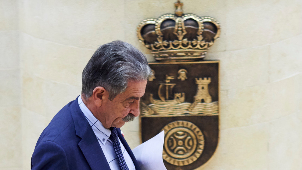 El presidente de Cantabria y secretario general del PRC, Miguel Angel Revilla, en el Parlamento