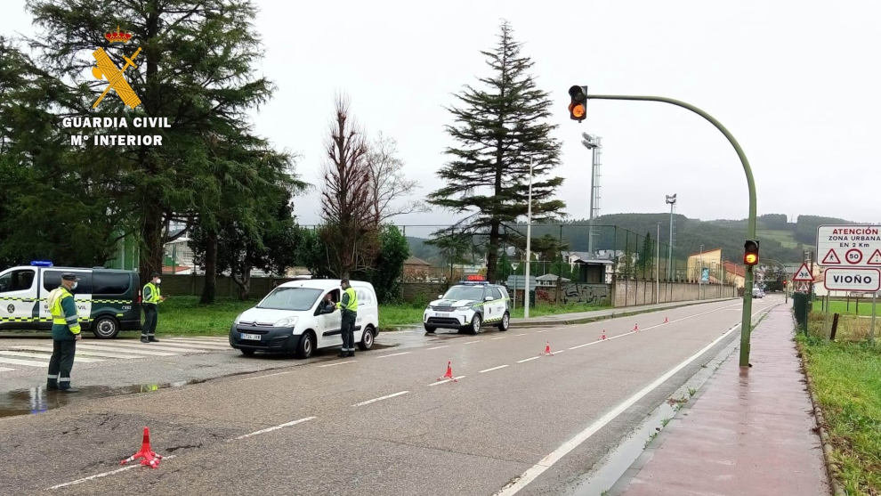 Control de Tráfico en uno de los lugares del suceso