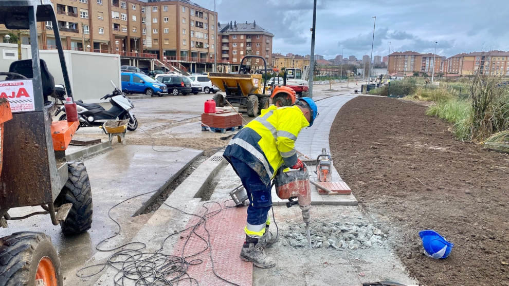 Obras de la calle Manuel Ruiz de Quevedo