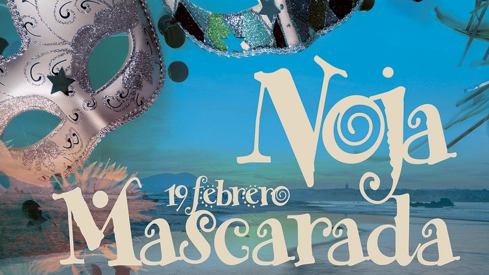 Parte del cartel de la mascarada de Noja