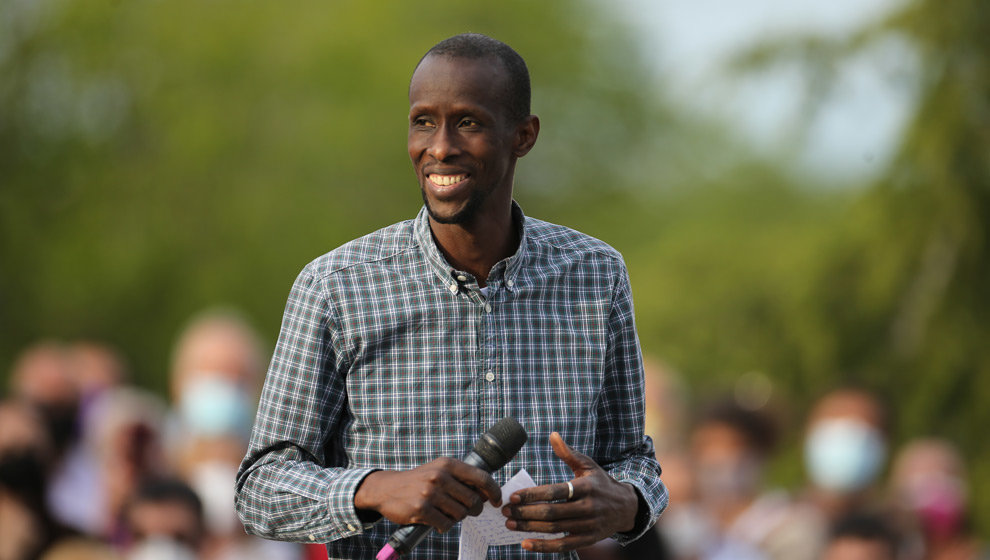 El secretario de Antirracismo de Podemos y diputado en la Asamblea de Madrid, Serigne Mbayé