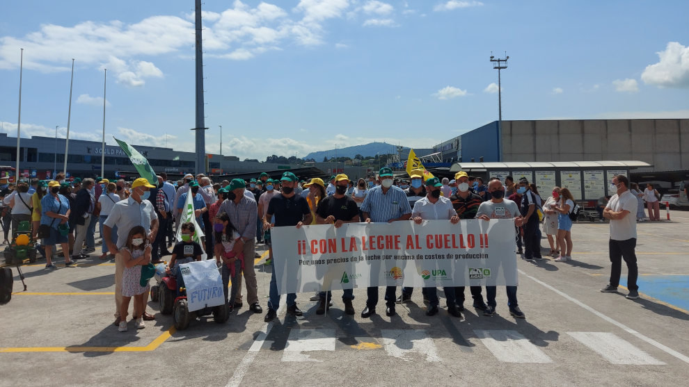 Ganaderos cántabros protestan por los bajos precios de la leche | Foto de archivo