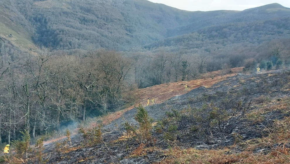 Incendio en Cantabria