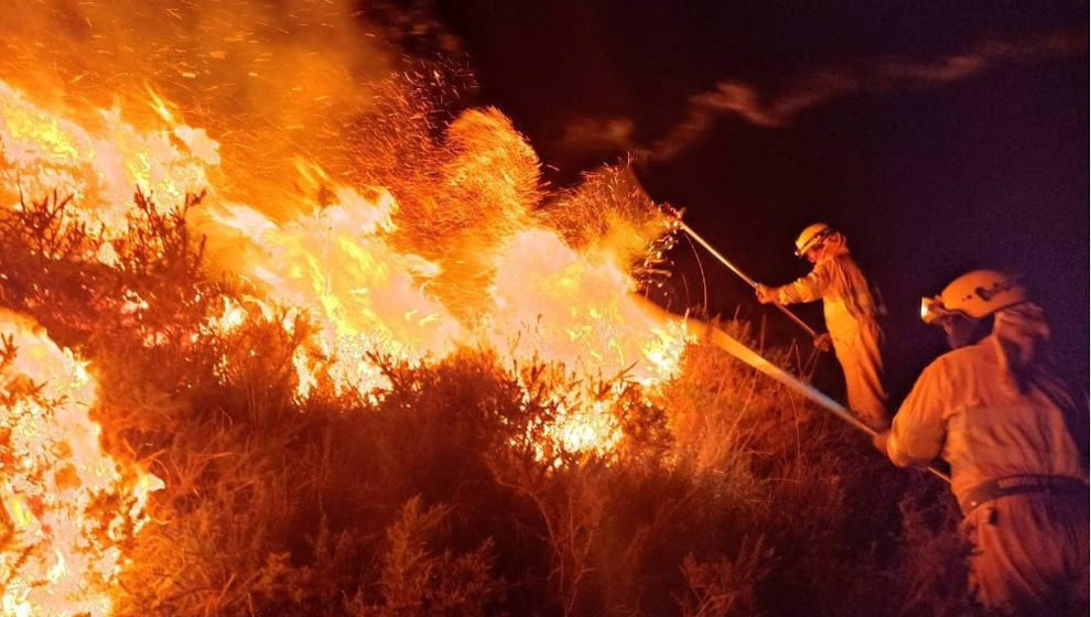 Incendio en San Pedro del Romeral