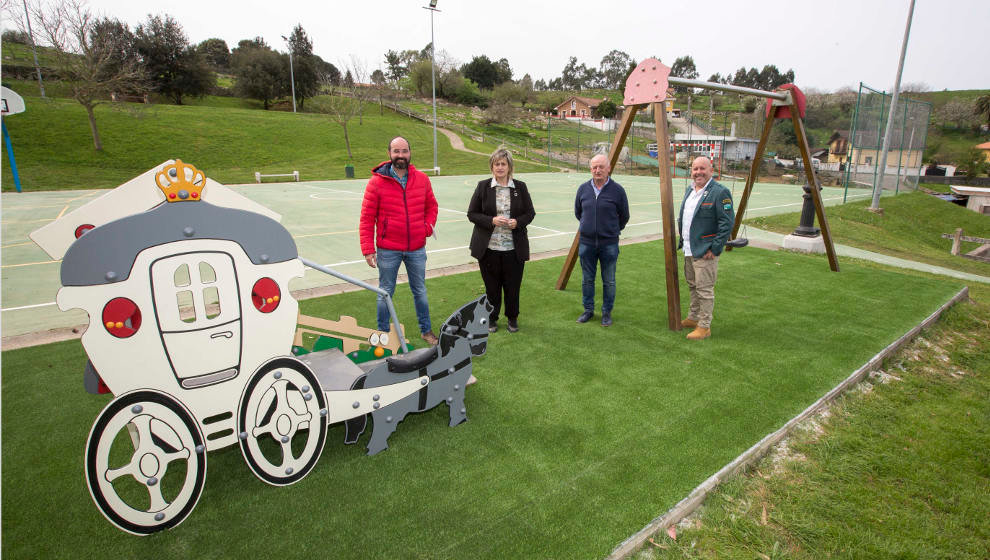 Obras parques infantiles de Camargo