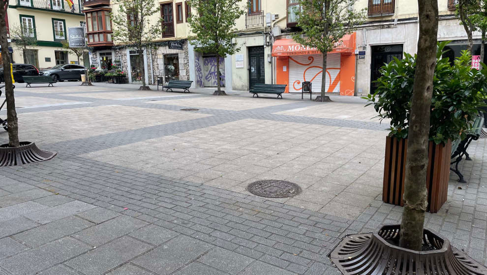 Imagen de archivo de la Plaza del Cuadro de Santander | Foto: edc