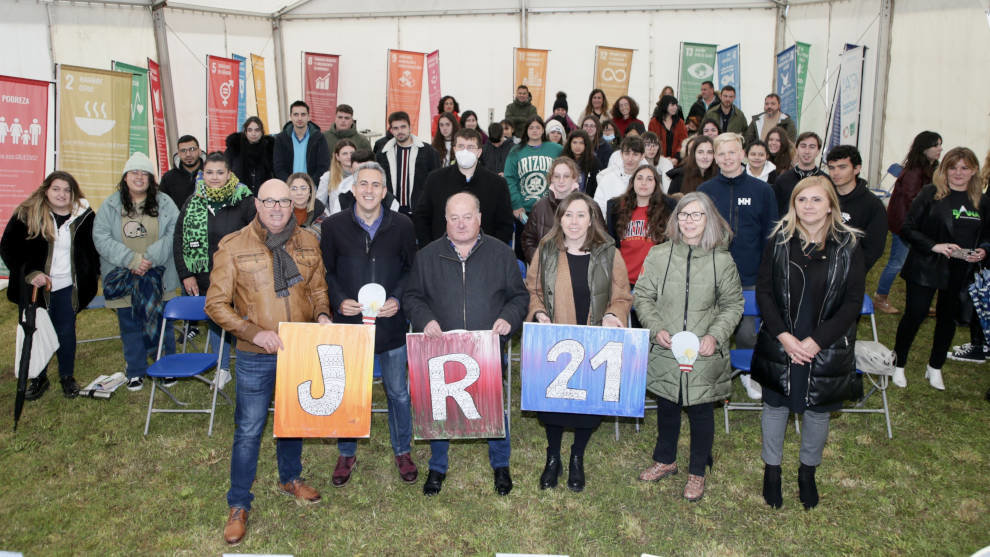 El vicepresidente de Cantabria, Pablo Zuloaga, asiste al segundo encuentro 'JR21', en el que más de 40 jóvenes de zonas rurales debaten cómo mejorar sus pueblos