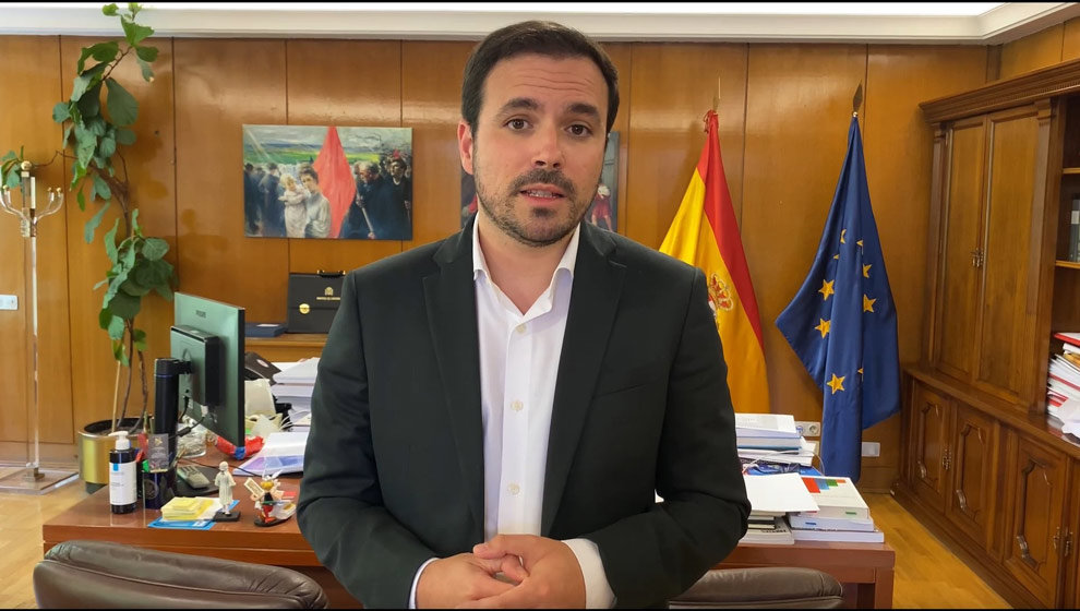 Alberto Garzón, ministro de Consumo