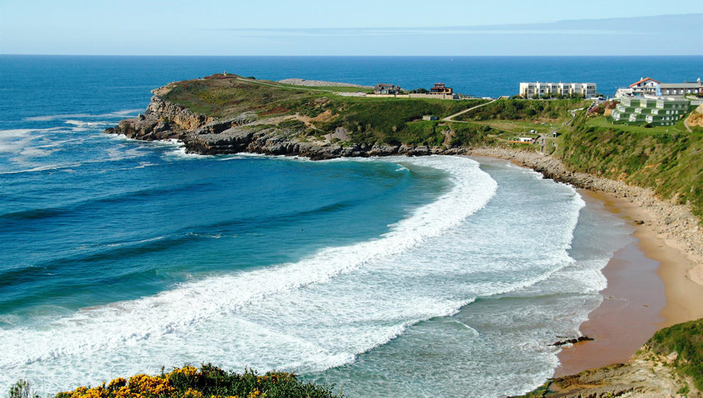 Playa de Los Locos, en Suances