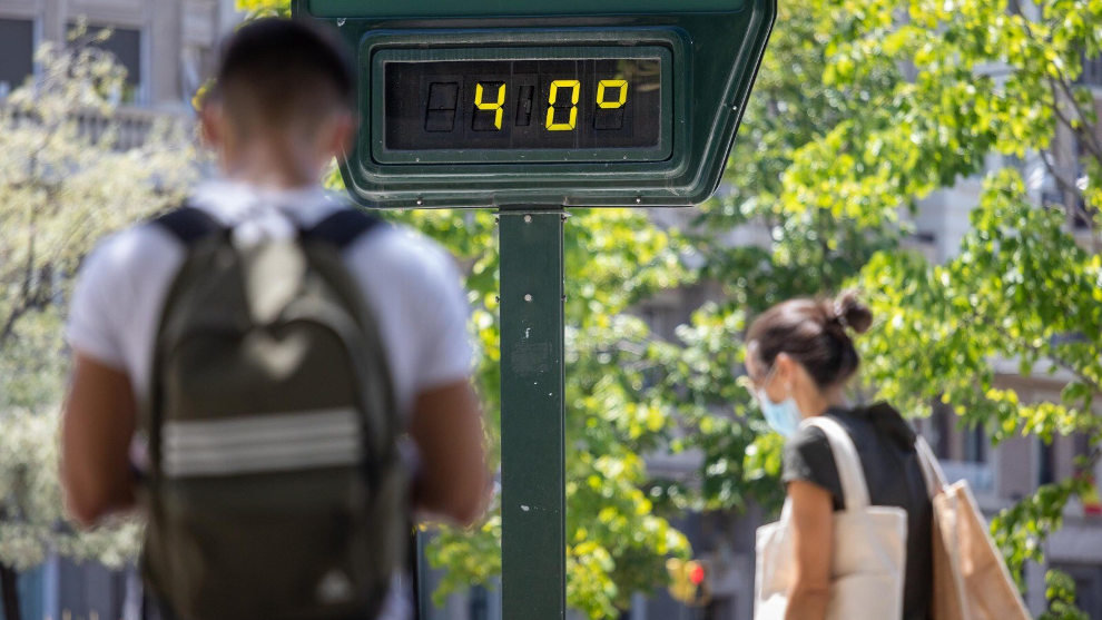 Un termómetro marca 40 grados en plena ola de calor | Foto: Archivo