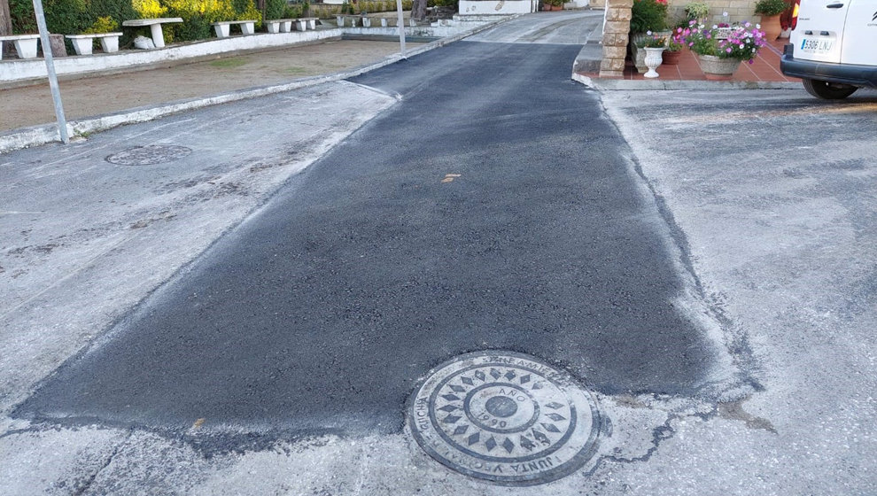 Obras de pavimentación