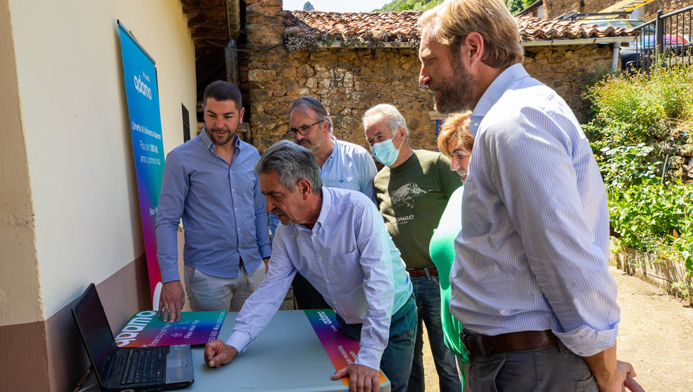 El presidente Miguel Ángel revilla en Cucayo, Vega de Liébana