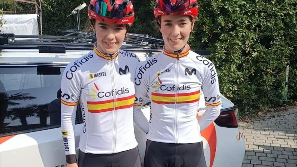 Laura y Lucía Ruiz con la Selección Española