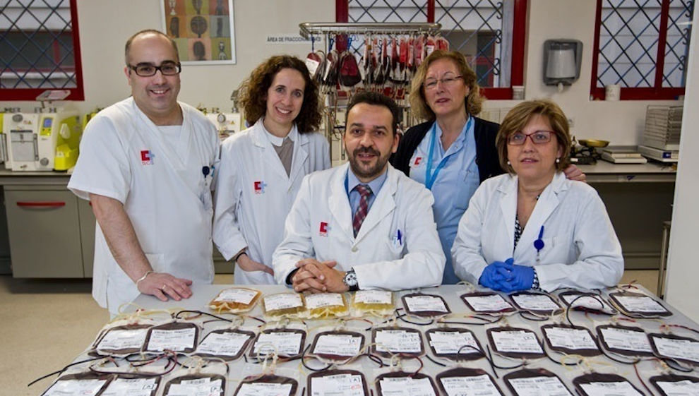 José Luis Arroyo, en el centro de la imagen, con otros miembros del BSTC | Foto: Archivo