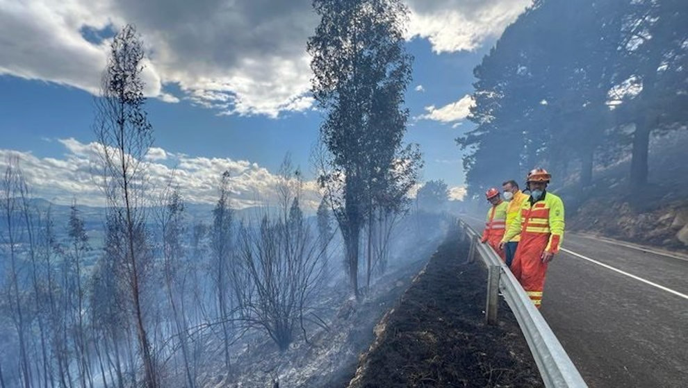 Incendio Forestal en Cantabria