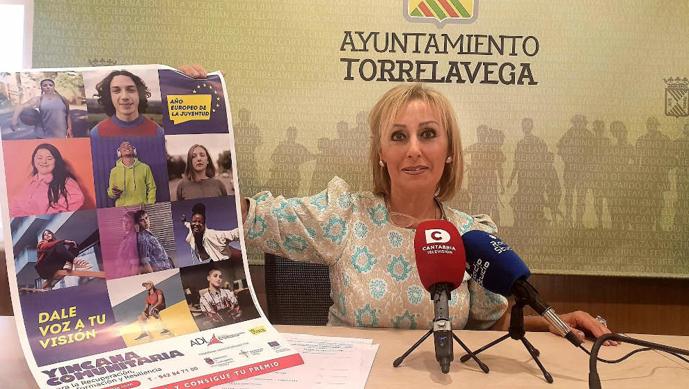 La concejala Jezabel Tazón en la presentación de la 'yincana comunitaria'