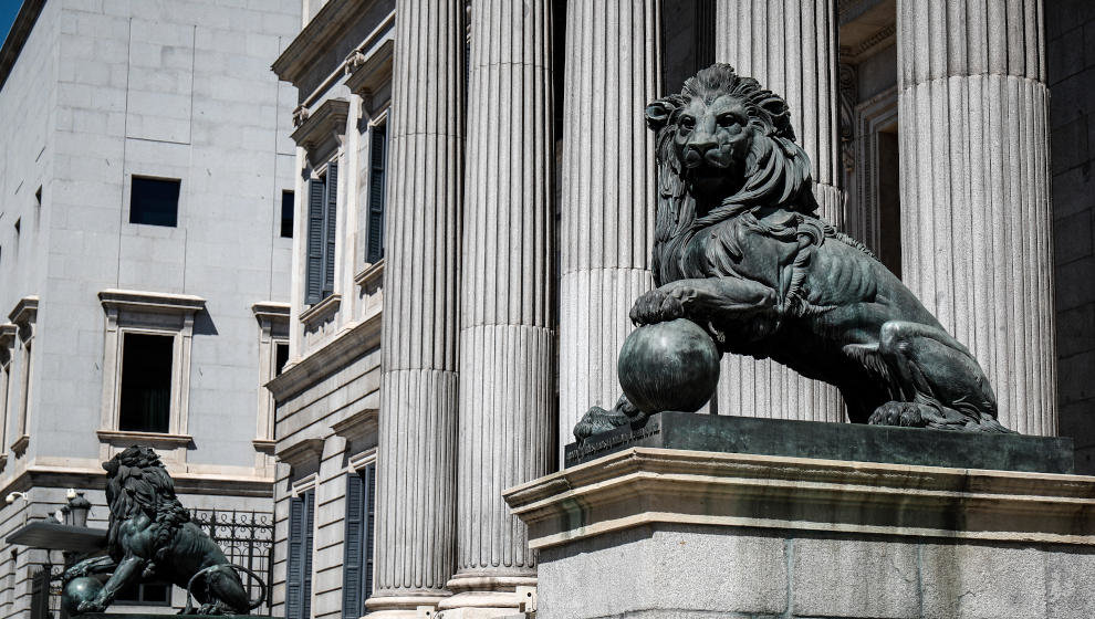 Fachada del Congreso de los Diputados