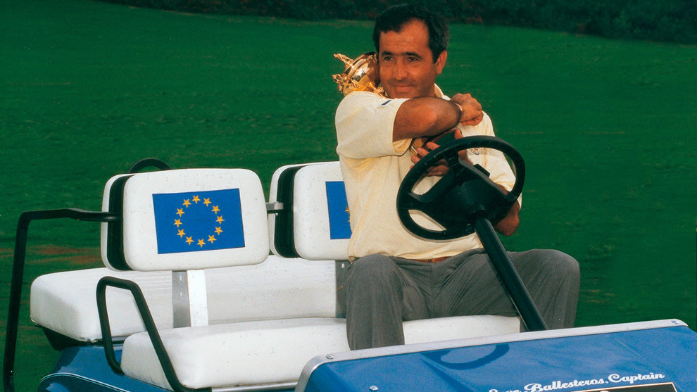 Seve con la Ryder de 1997. Foto: Real Club Valderrama