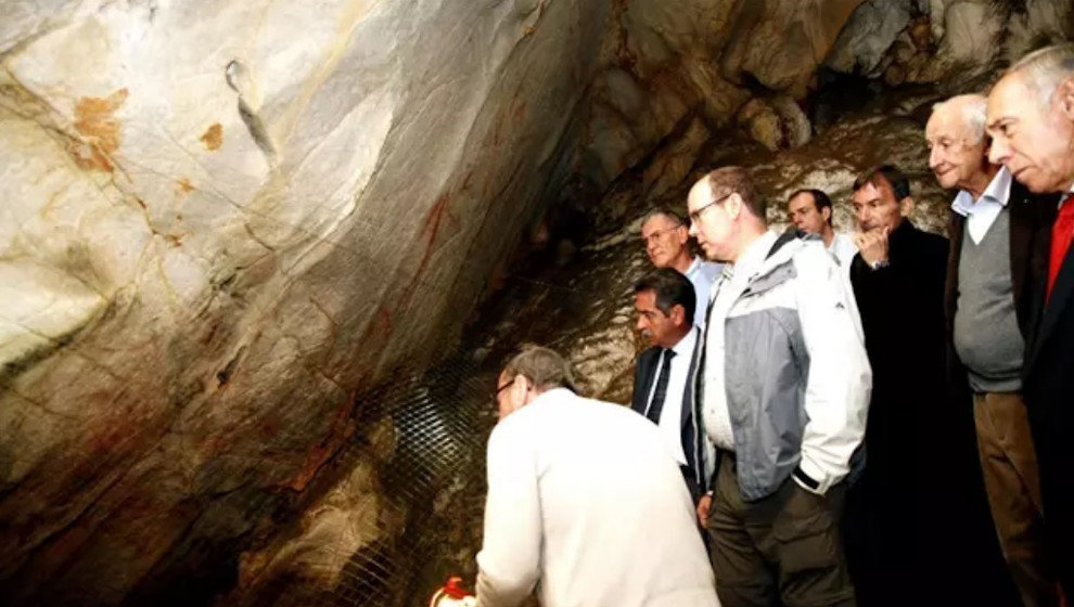 Visita de Alberto de Mónaco en 2010