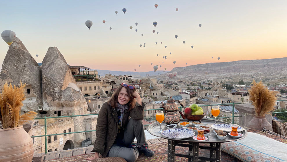 Cristina Maruri en la Capadocia