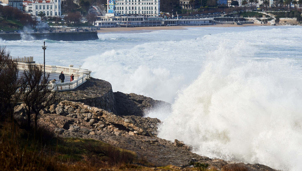 El temporal pone en alerta a Cantabria