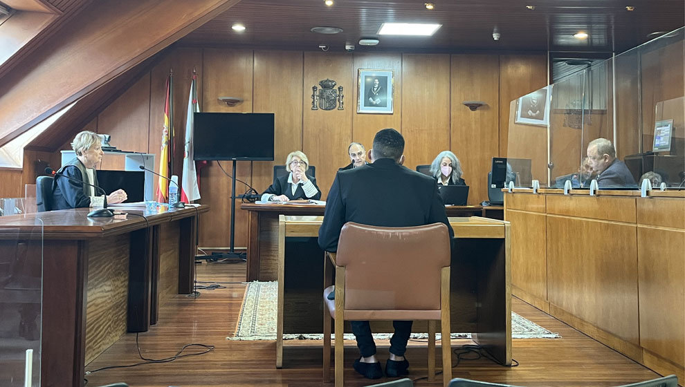 El acusado declarando en el juicio