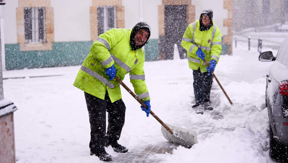 Nieve en Reinosa