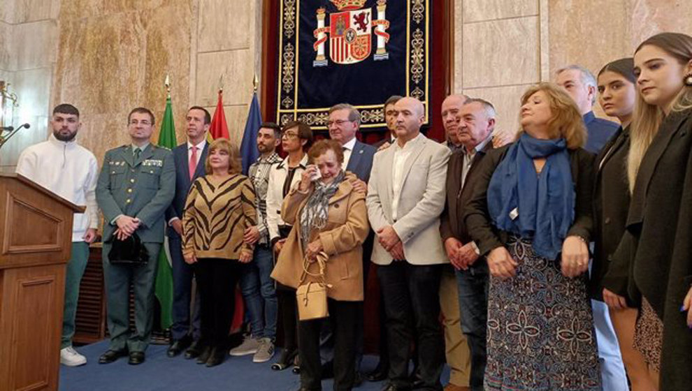 Acto de entrega de diplomas de reparación a los familiares de víctimas del 'Caso Almería'