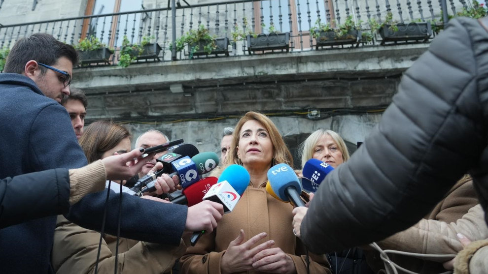 La ministra de Transportes, Raquel Sánchez, en Castro Urdiales