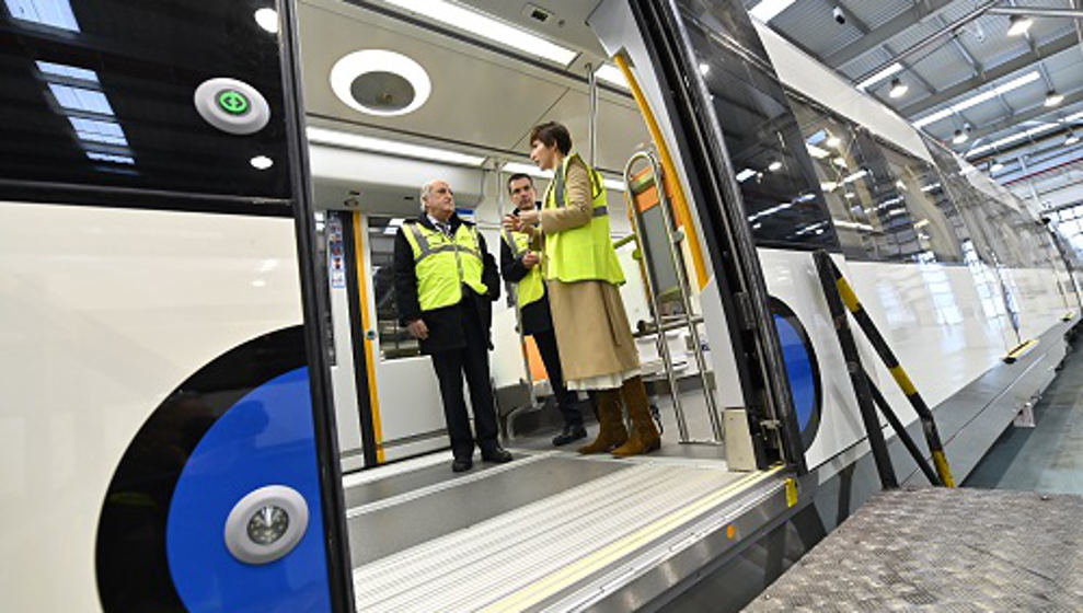 Uno de los nuevos trenes que ha recibido Euskotren