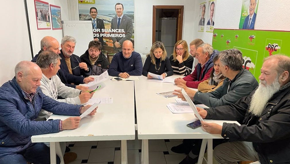 Equipo del Comité Local del PRC en Suances