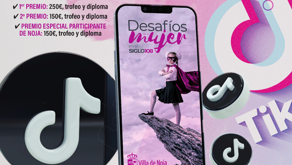 Detalle del Cartel del I Concurso de vídeos de TikTok