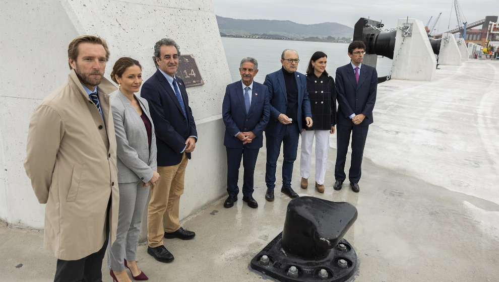 Inauguración del nuevo muelle de Maliaño, en el Puerto de Santander