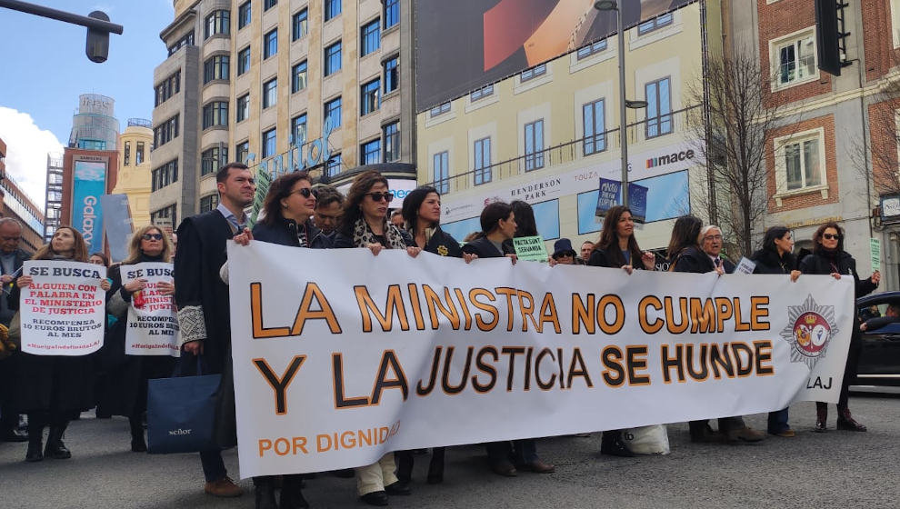 Manifestación de letrados