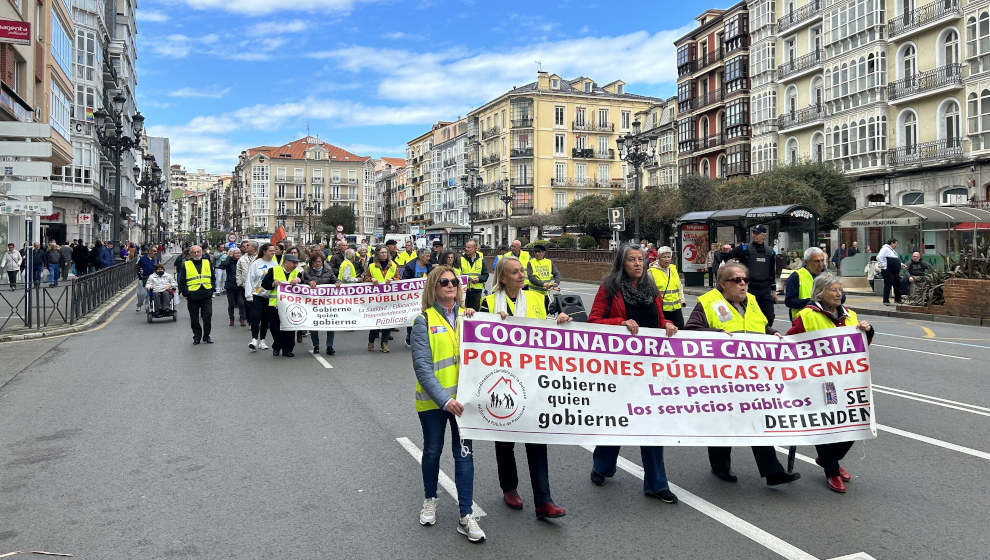 Manifestación de pensionistas