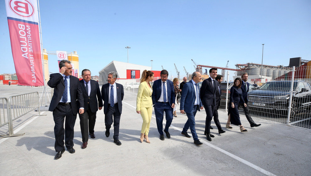 Inauguración de la terminal de contenedores de Boluda Maritime Terminals Santander.