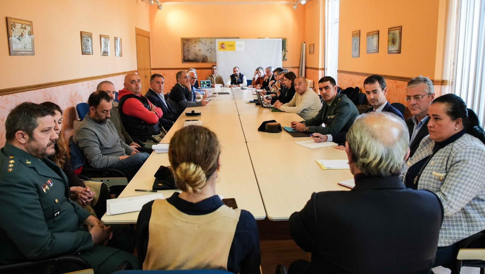 Junta de Seguridad celebrada con motivo de la apertura de la Puerta del Perdón