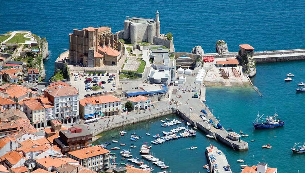 Vista aérea de Castro Urdiales