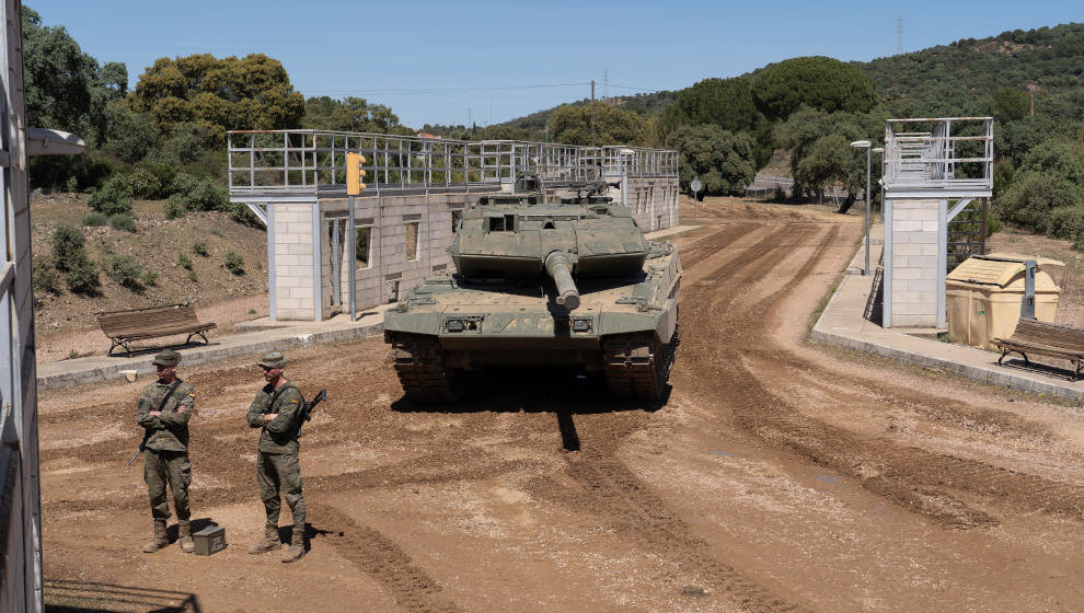 Maniobras del carro de combate Leopard