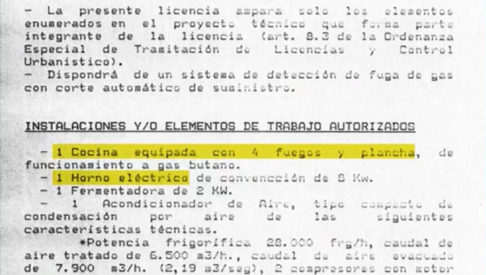 Imagen de la licencia que el Ayuntamiento de Madrid ha distribuido a varios medios de comunicación