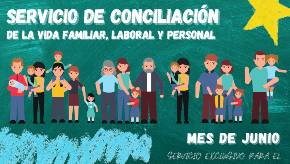 Cartel de Conciliación en Noja en el mes de junio