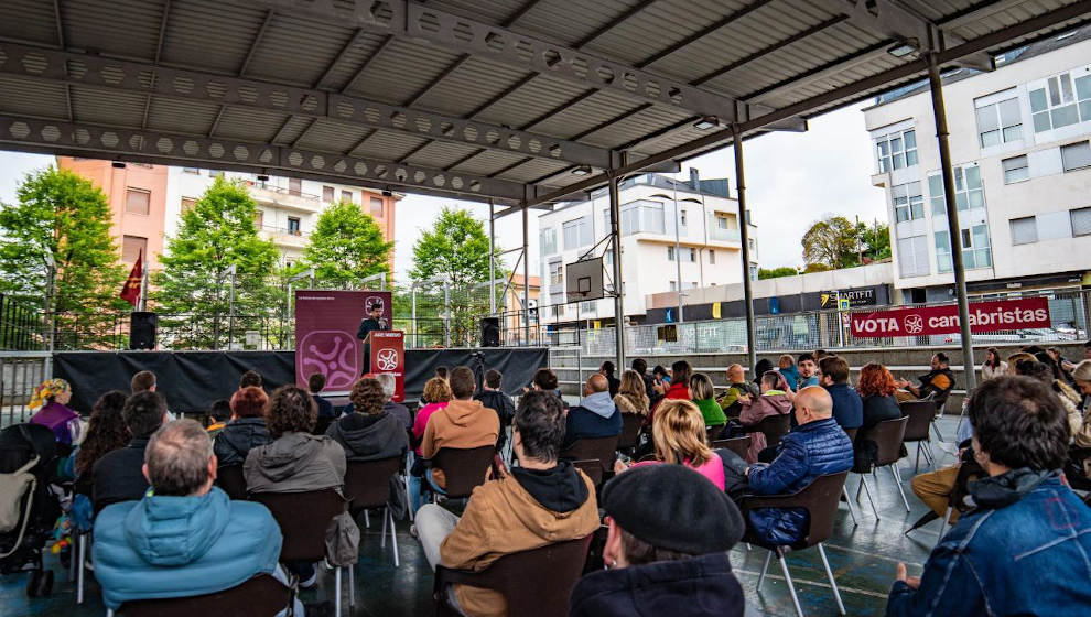 Mitin de Cantabristas en Torrelavega