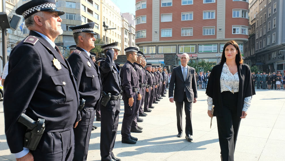 Gema Igual, en el Día de la Policía Local