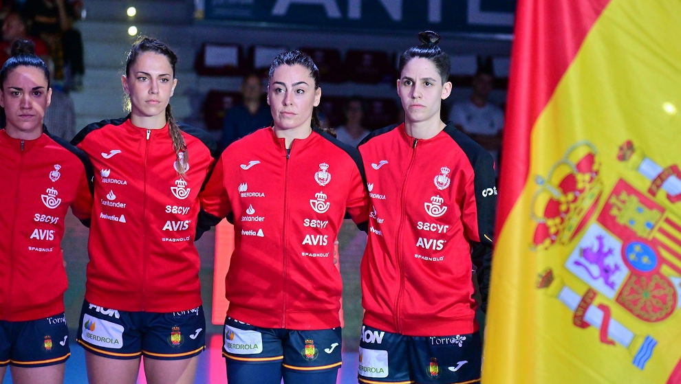 Jugadoras de la Selección Femenina de Balonmano