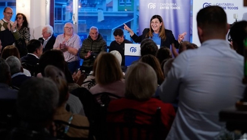 María José Saénz de Buruaga, candidata a la Presidencia de Cantabria por el PP