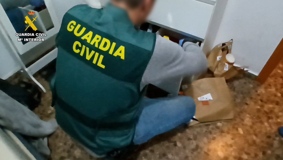 Imagen de la operación policial