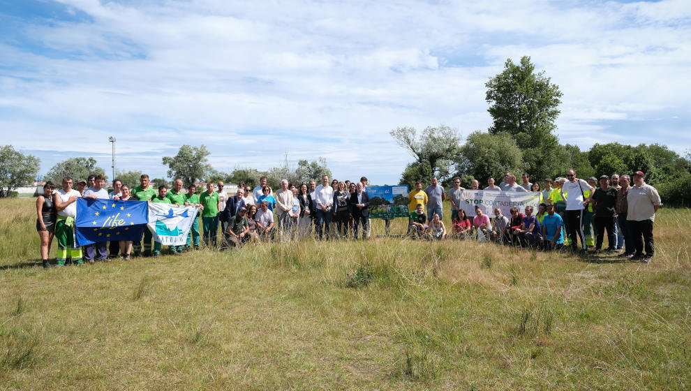 Acto de celebración del Premio Red Natura 2000 otorgado al proyecto LIFE Stop Cortaderia