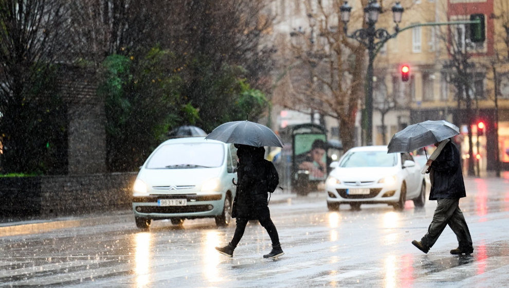 Lluvia en Cantabria